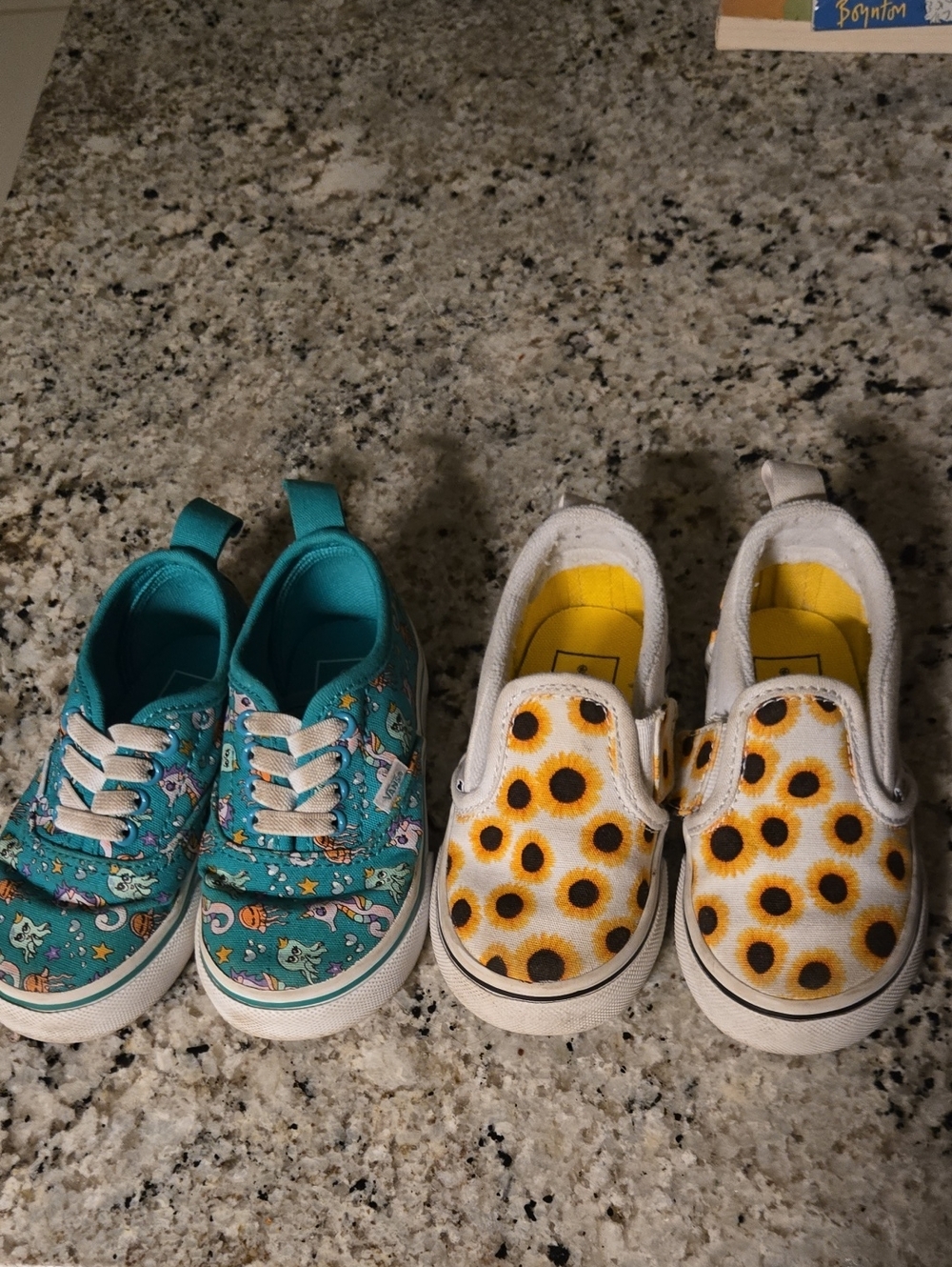 Kids VANS Slip-On and Lace-Up ShoeS SZ 6.5